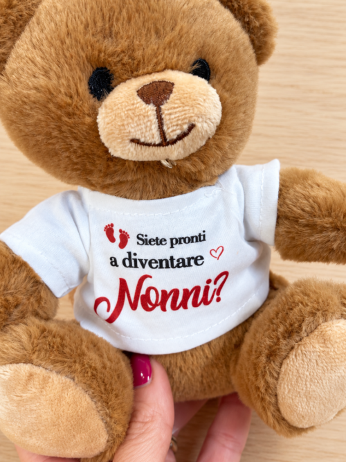Orsetto con magliettina personalizzabile