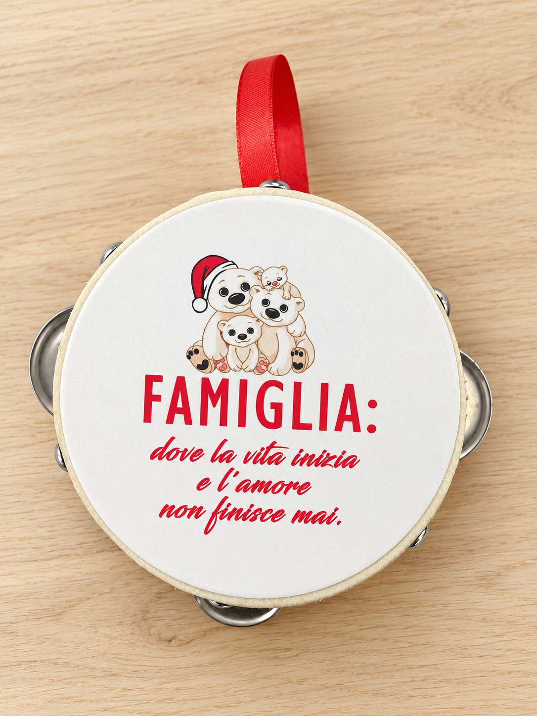Tamburello NATALE FAMIGLIA