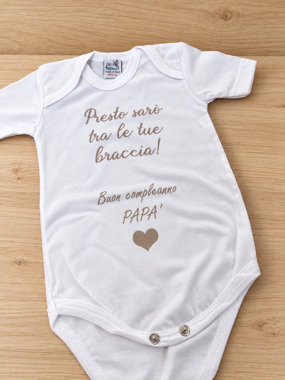 BODY neonato “buon compleanno papà”