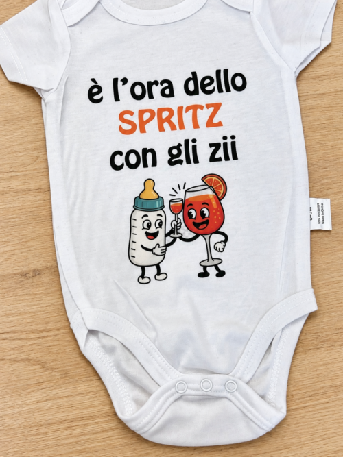 BODY NEONATO “È l’ora dello spirito con gli zii/la zia/lo zio”