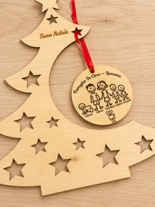 ALBERO legno natale Famiglia…