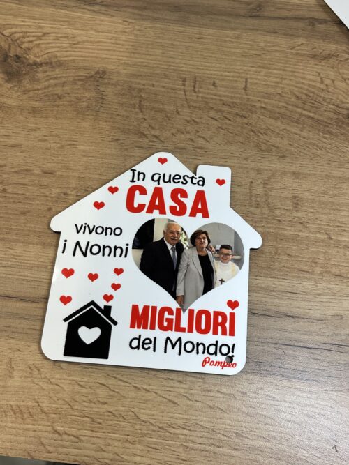 Cornice casetta in legno NONNI